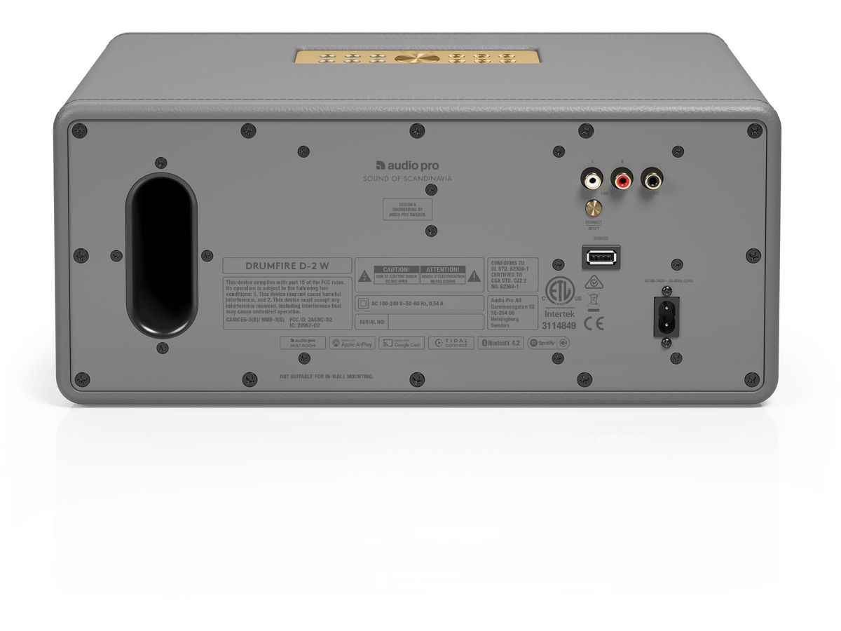 AUDIO PRO Speaker Drumfire D-2 W 15335 Grey (7330117153355)