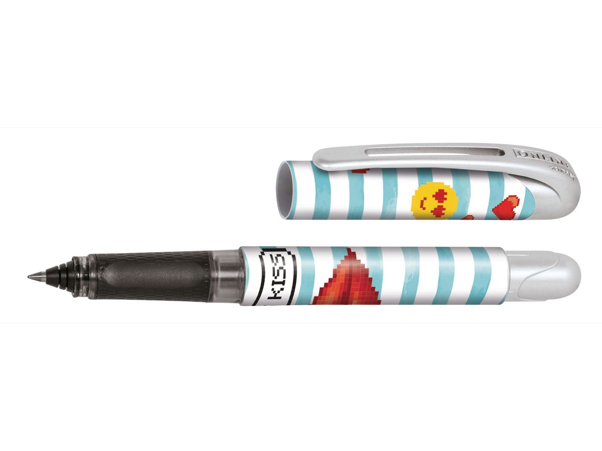 ONLINE Rollerball College II 0.7mm 12474/3D Kiss Kiss blau (4014421124746)
