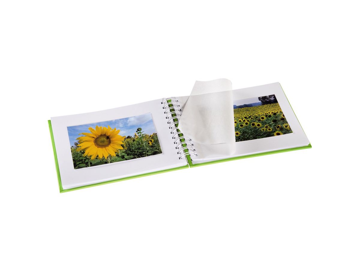 HAMA Album Fine Art 24x17cm 2114 kiwi 25 pages, blanc (4007249021144)