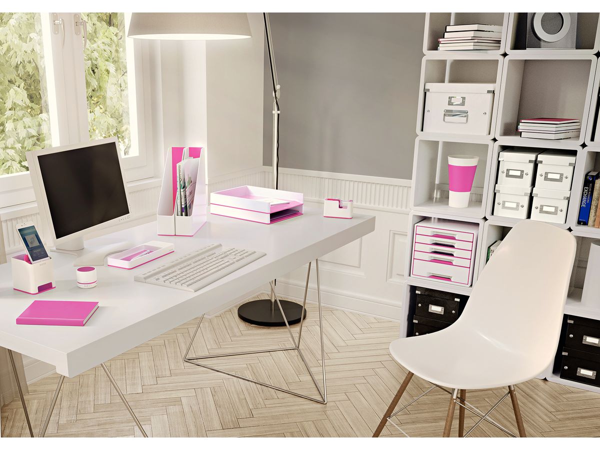 LEITZ Sound Organizer WOW 53631023 pink (4002432113675)