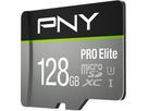 PNY micro-SDXC Pro Elite 128GB P-SDU128V31100PRO-GE UHS-I U3 A1 & adapter (0751492625751)
