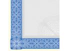 SIGEL Designpapier Urkunde A4 DP490 blau, 185g 20 Blatt (4004360980114)