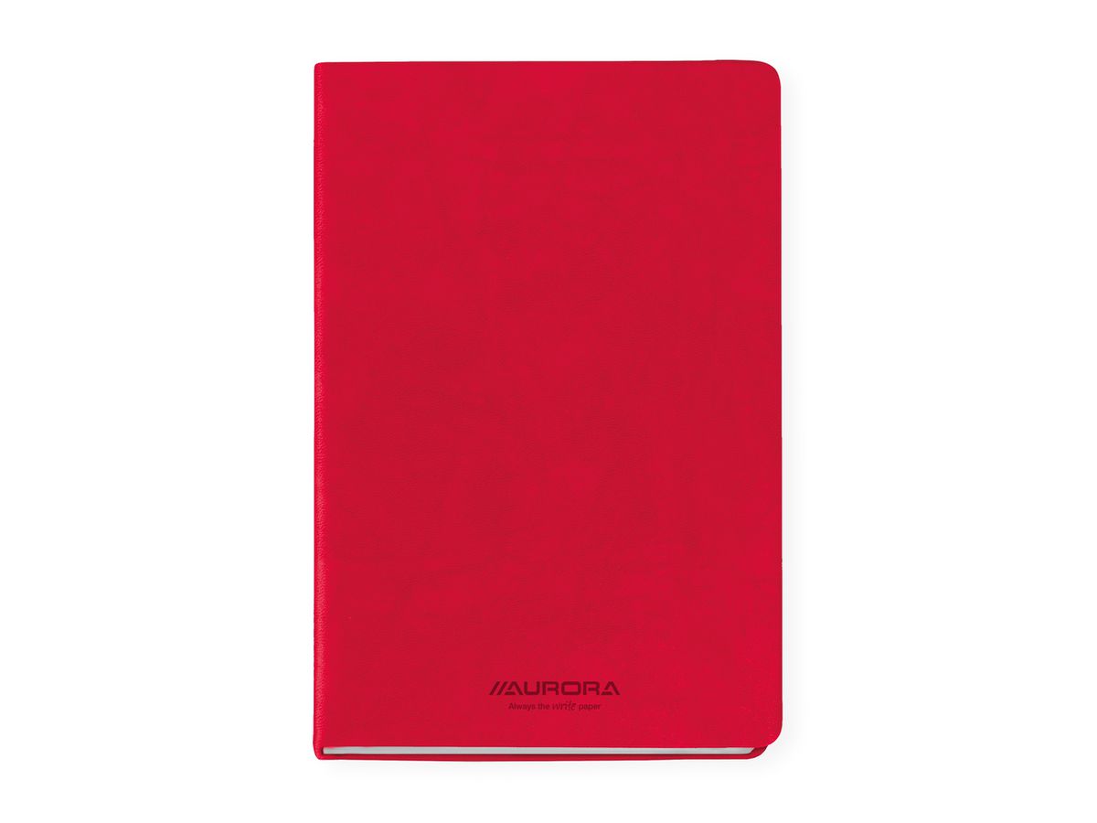 AURORA Taccuino softcover A5 2396CAR rosso, rigati 192 pagine (5411028040674)
