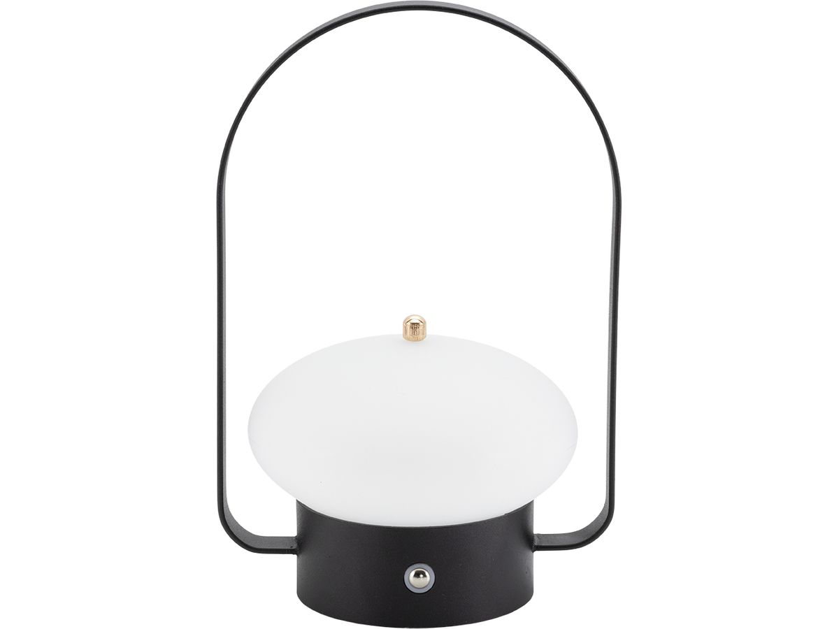 SECURIT Lampe de table BARCELONA LP-BA-BL noir, batterie, dimmable (8720663161048)