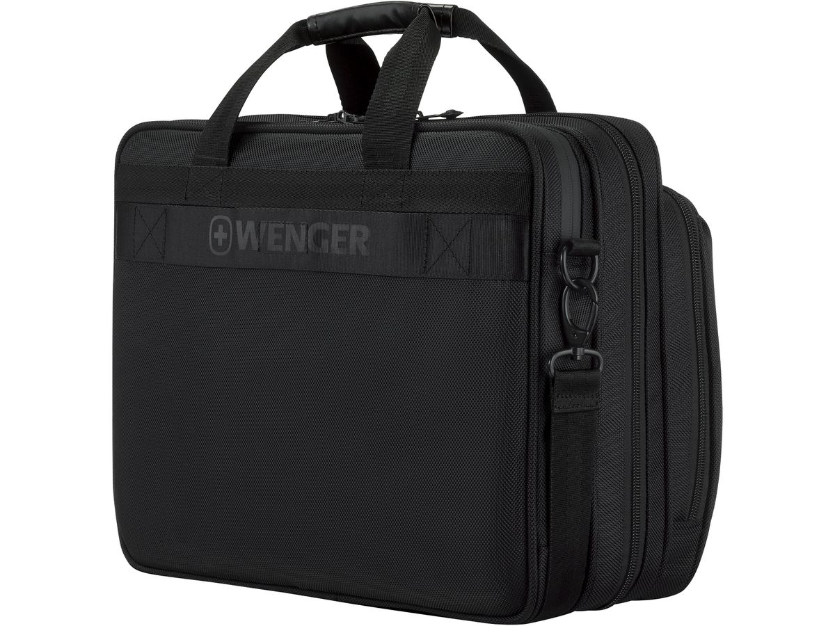 WENGER Laptop Briefcase 16inch 653630 Legacy Black Series Black (7611160299789)