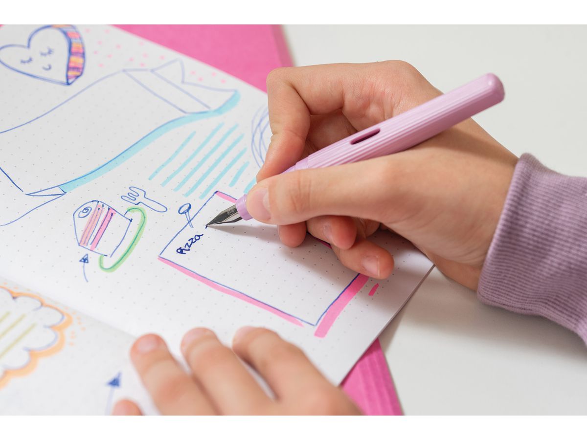 PELIKAN Füllhalter Structure M 824545 pink, Rechtshänder (4012700824547)