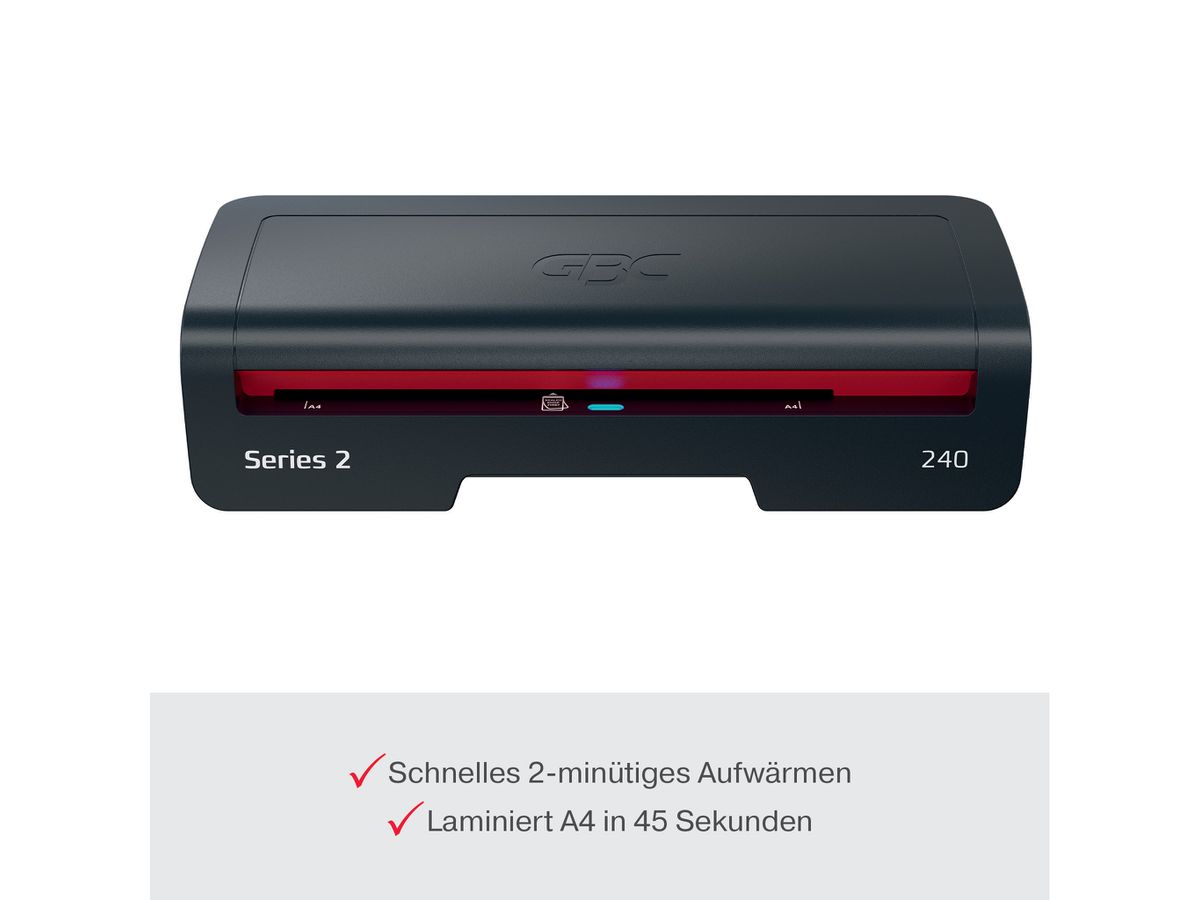 GBC Laminiergerät 240HS A4 4410068EU (5028252645034)