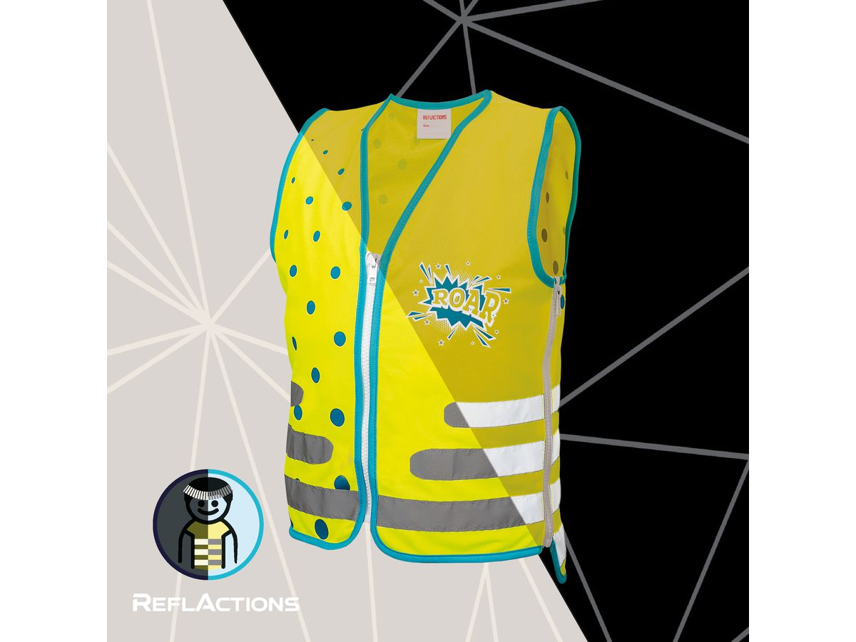 ROOST Warnweste 89316 ReflActions, Roar (4028279893167)