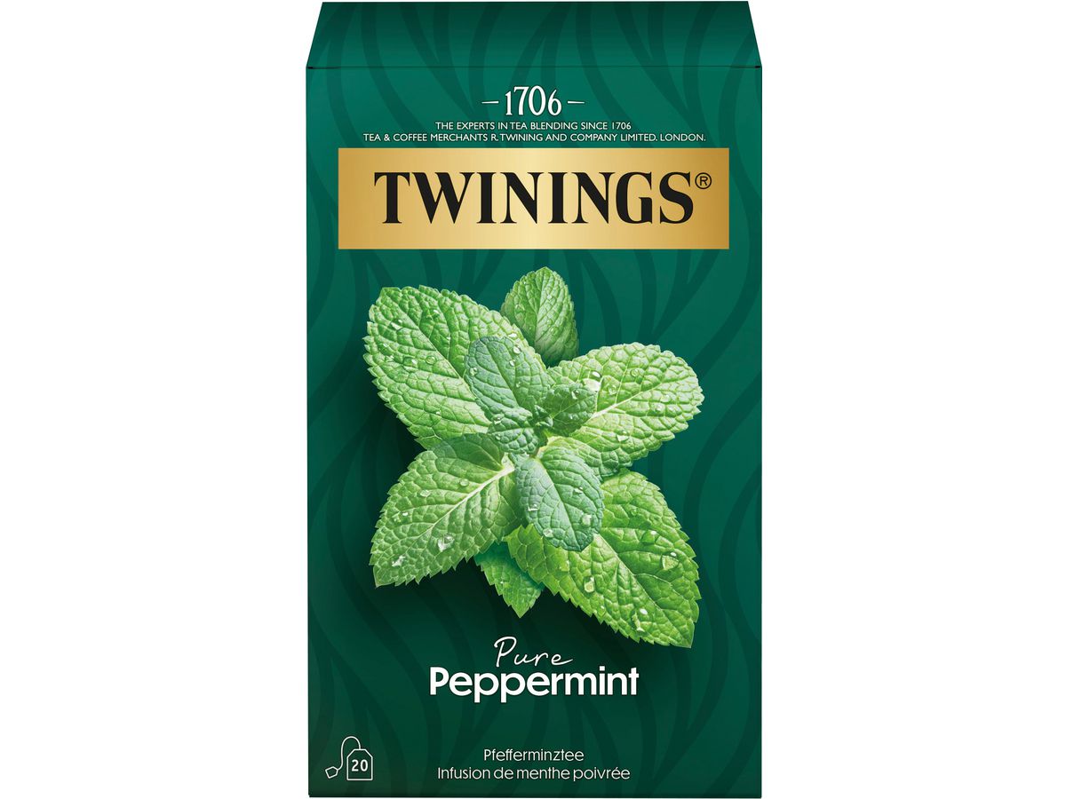 TWININGS Pure Pfefferminz 100017255 Beutel 2g, 20 Stk. (0070177231873)