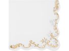 PARTYDECO Tovaglioli 33x33cm SP33-103-008 bianco/oro 12 pezzi (5904555079045)