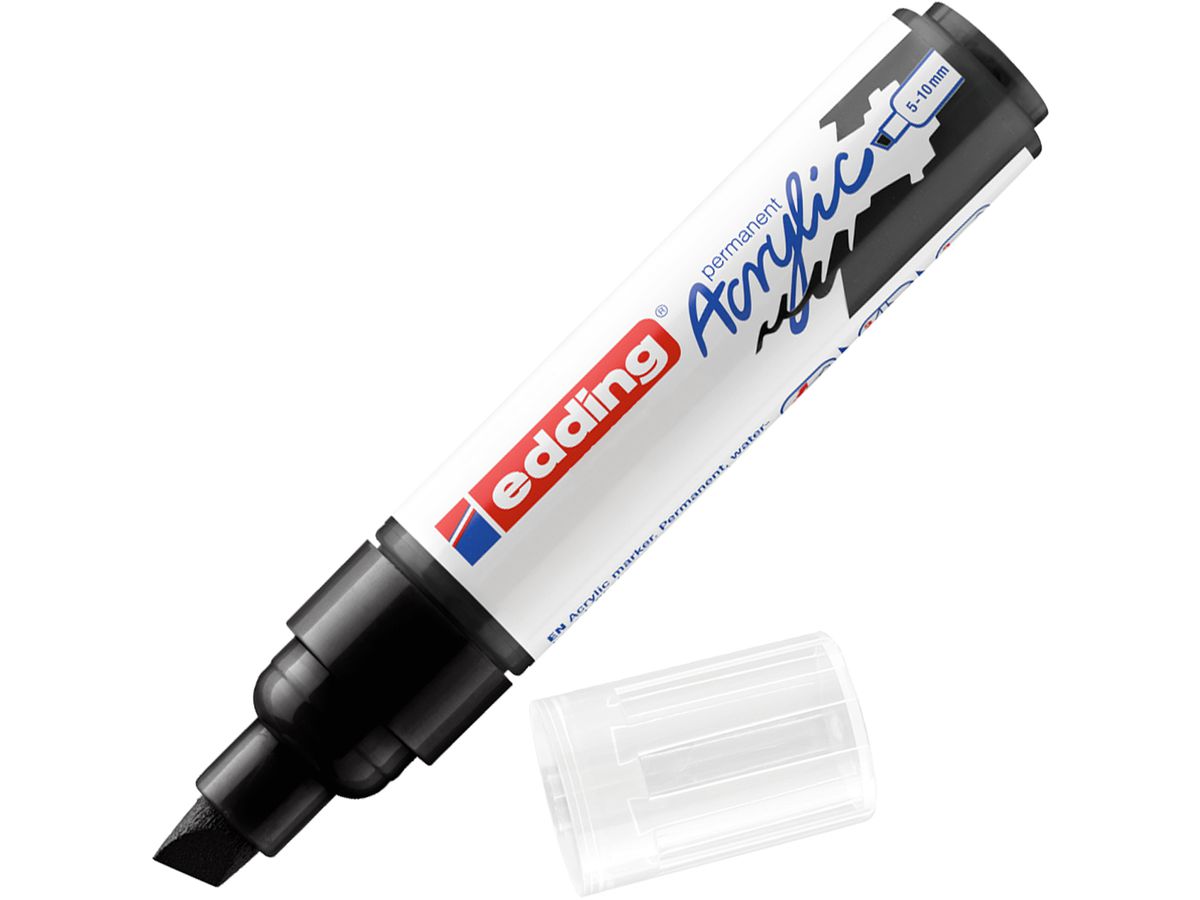 EDDING Acrylmarker 5000 5-10mm 5000-901 tiefschwarz sdm (4057305025814)
