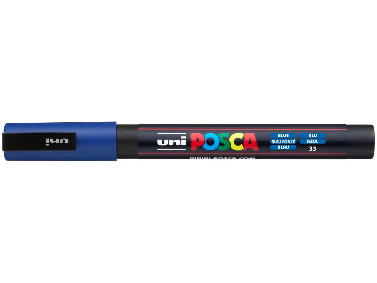 POSCA Marker 0.9-1.3mm PC-3M BLUE bleu (4902778915783)