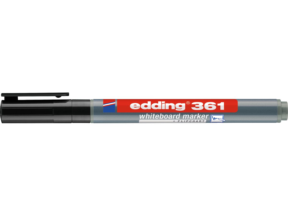 EDDING Boardmarker 361 1mm 361-1 noir (4004764104567)