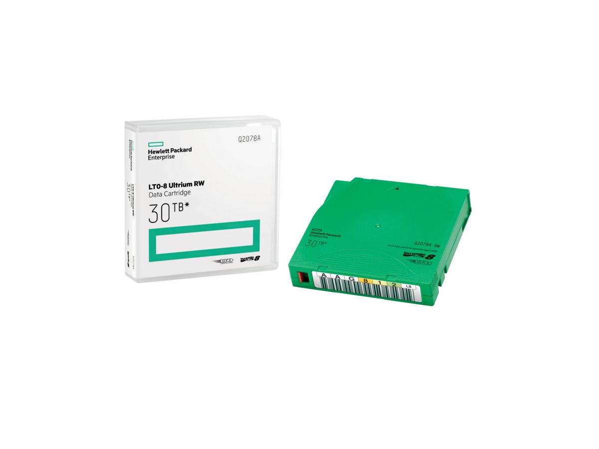 HP LTO Ultrium 8 12/30TB Q2078A Data Tape (0190017219097)