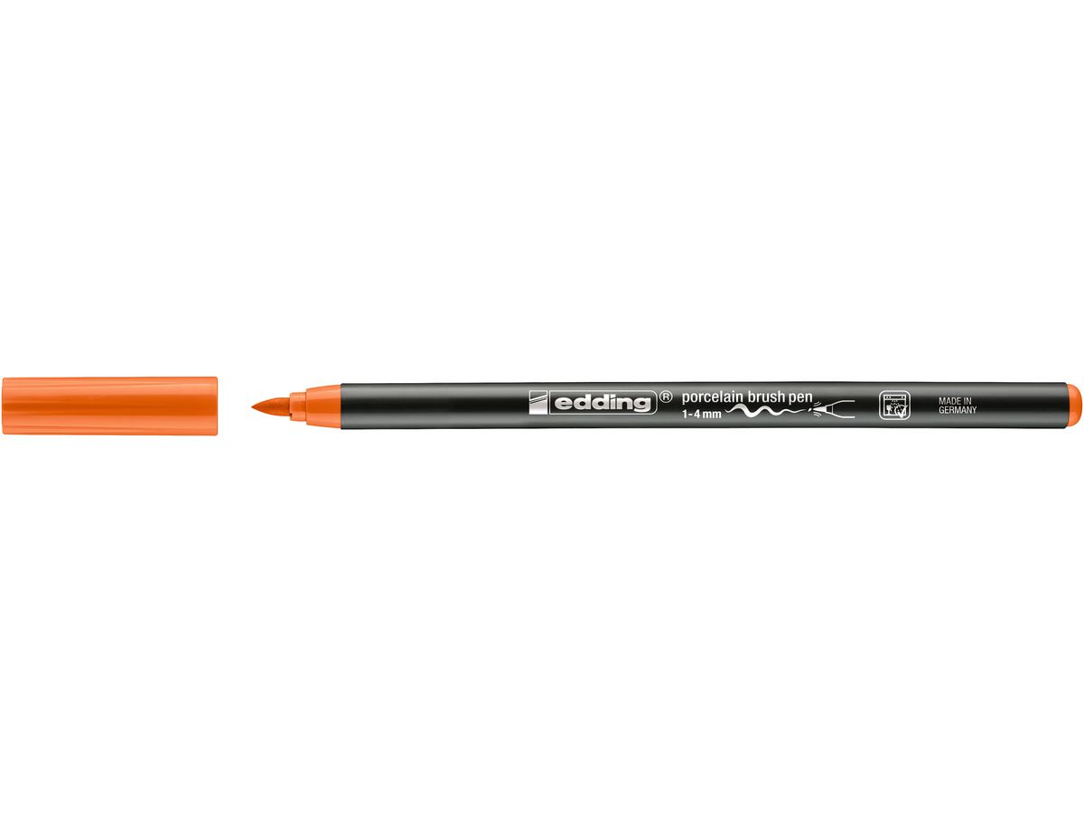 EDDING Porcellana Marker 4205 1-4mm E-4200 arancione (4004764927890)