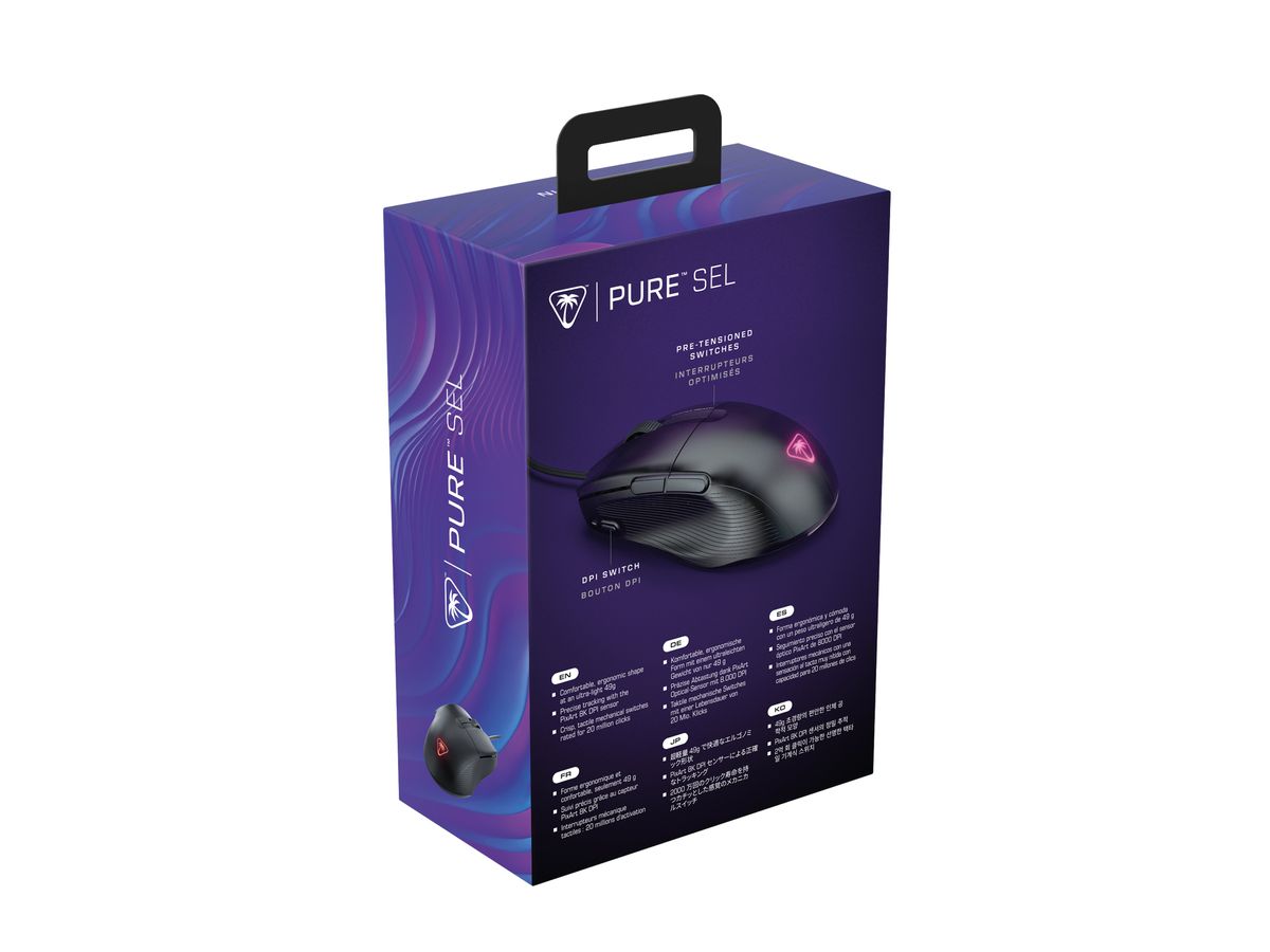 TURTLE BEACH Pure SEL TBM-1001-05 Gaming Mouse, Black (0731855710003)