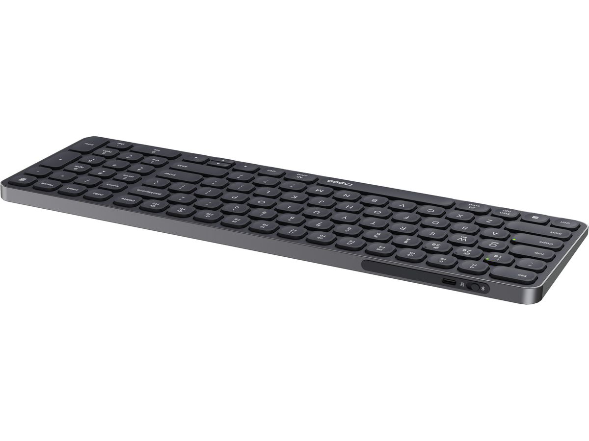 RAPOO E9710 ultraslim Keyboard 12642 Wireless, Dark Grey (6940056126429)