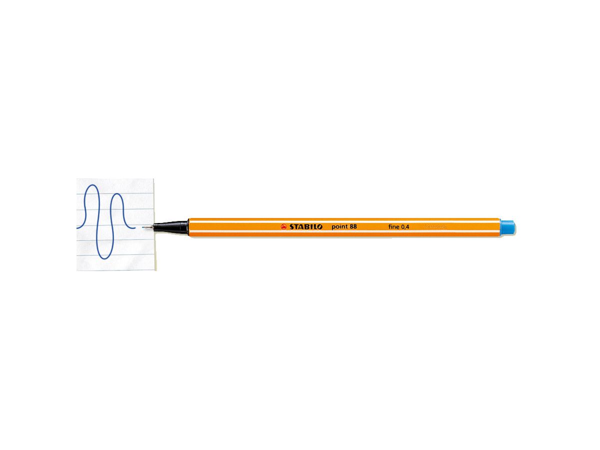 STABILO Fineliner Point 88 0.4mm 88/32 navy blau (4006381333801)