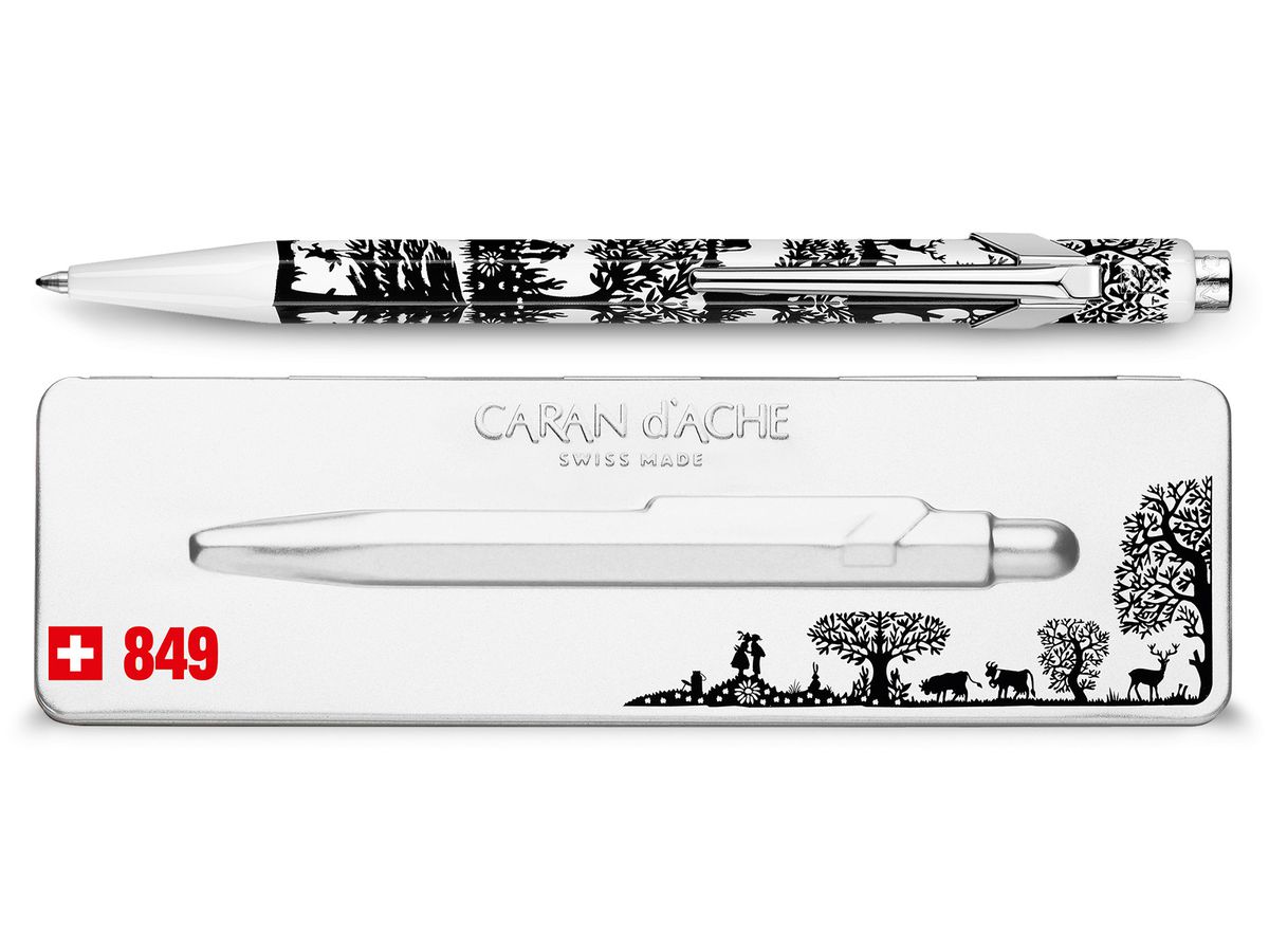 CARAN D'ACHE Penna sfera 849 849.754 silhouette astuccio (7630002330169)