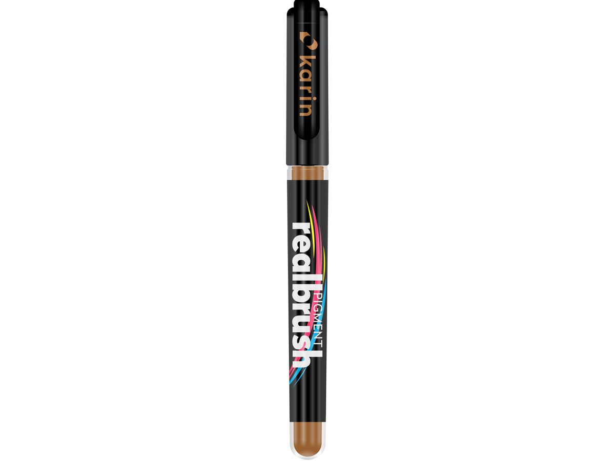 KARIN Real Brush Pen 0.4mm 33Z722 Pigment, praline (5904446032463)