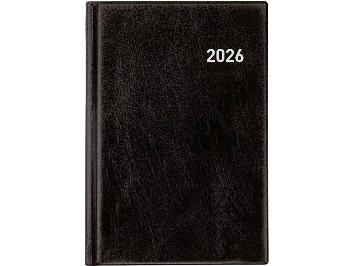 BIELLA Geschäftsagenda Terminia 2026 817535020026U 1W/2S schwarz ML 14.5x20.5cm (7611365524778)