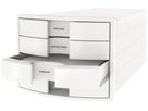 HAN Schubladenbox IMPULS A4/C4 14.75 weiss 4 Schubladen (4012473101791)