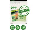 LEITZ Laminiertasche A3 33819 glanz, 80my 100 Stk (5411313338196)