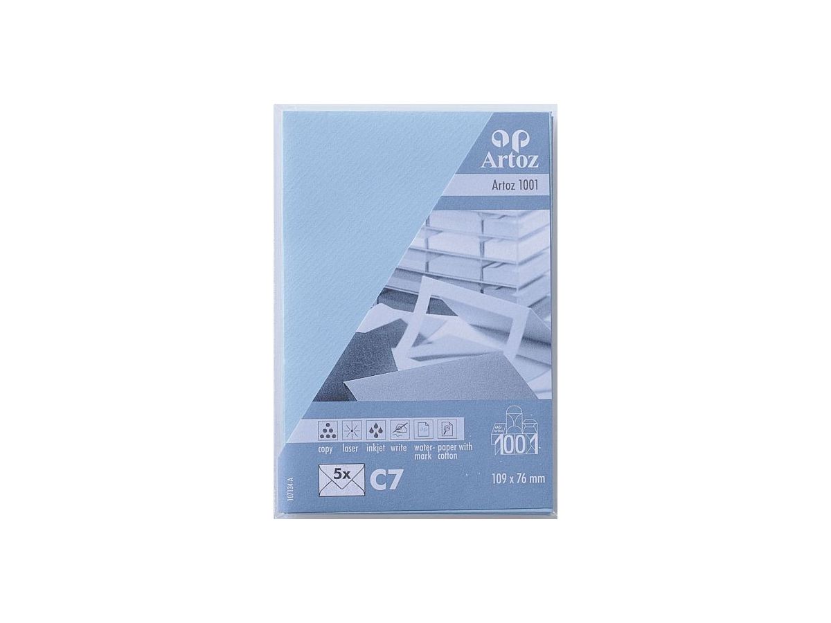 ARTOZ Couverts 1001 C7 107134184 100g, pastellblau 5 Stück (7612450244465)