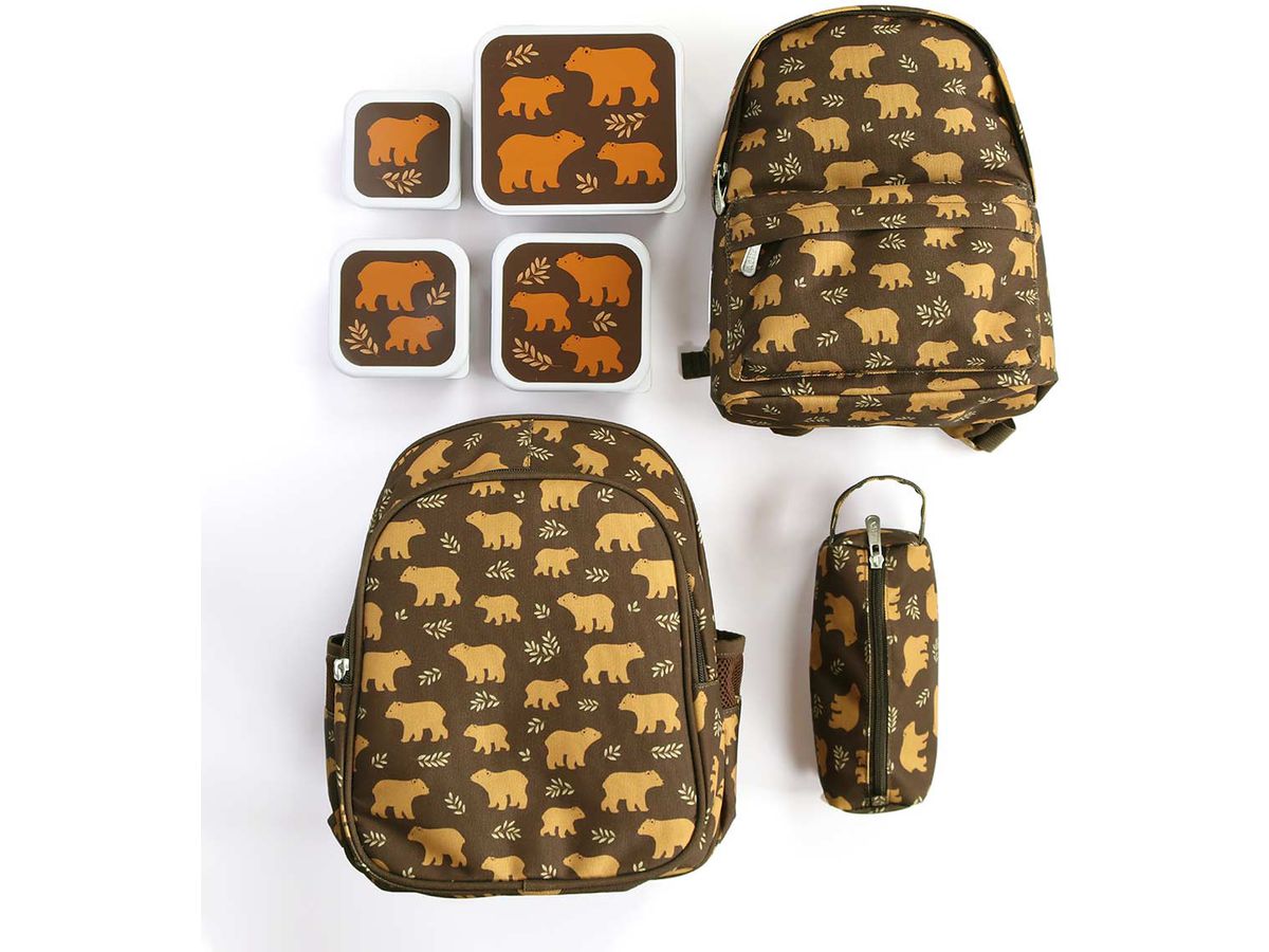 ALLC Lunch & Snackbox Set SBSEBE43 Bears (8719715001937)