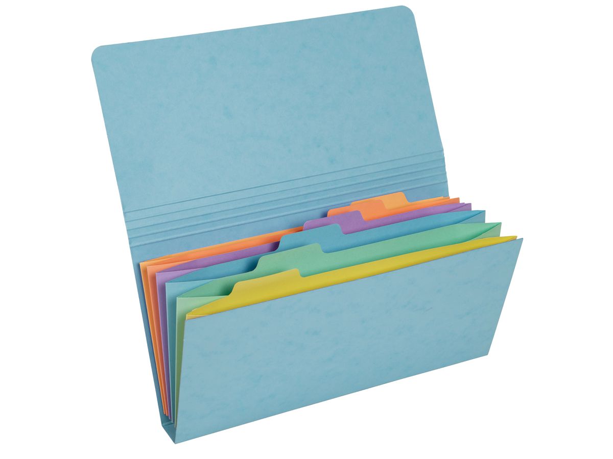 EXACOMPTA Dossier comp. Aquarel 26x13cm 58660E ass. 6 pcs (3130630586609)