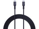 AUKEY Cable USB-C-to-C CB-SCC101 Silicone,1.0m,100W,Black (0689323785254)