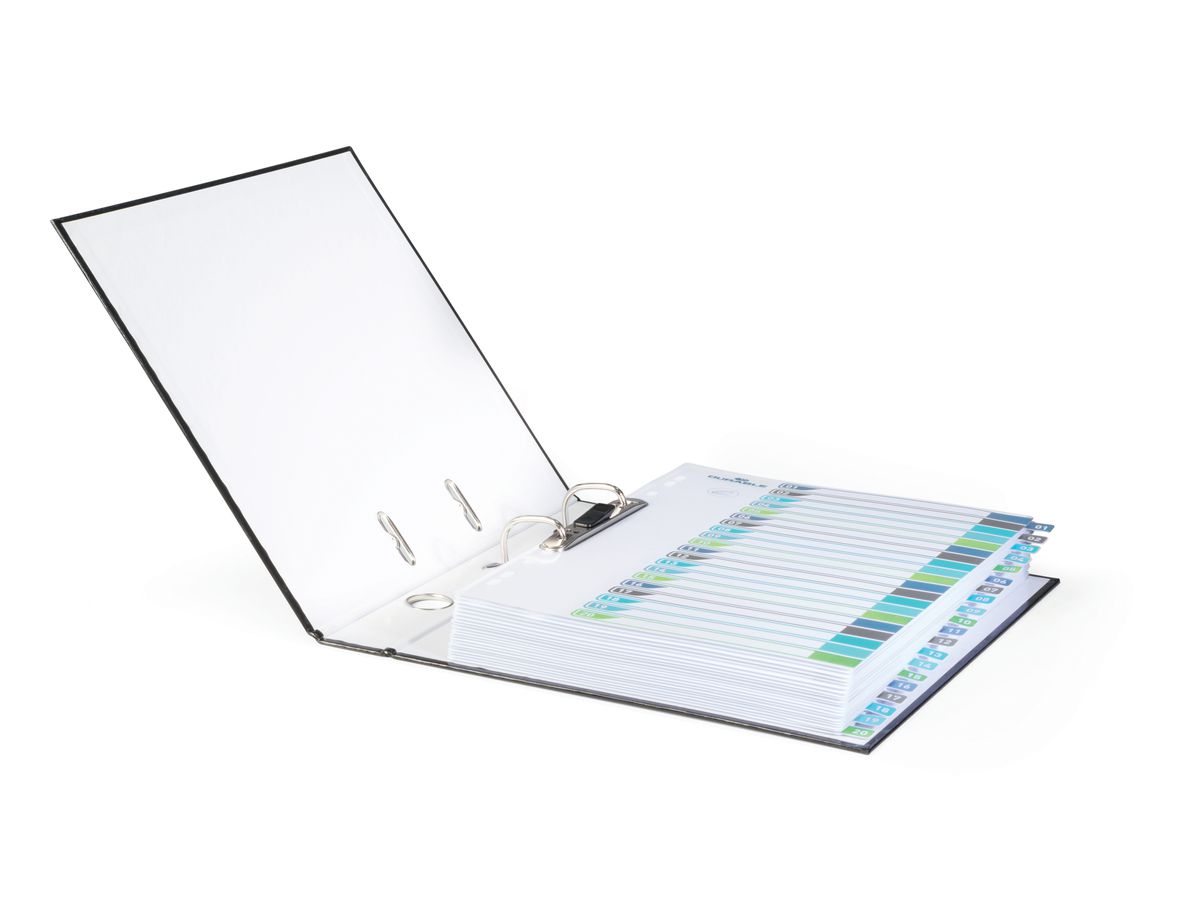 DURABLE Répertoires PP A4+ 679727 multicouleur 1-20 (4005546735139)