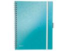 LEITZ Livre spirale WOW A4 46440051 bleu glacier (4002432108459)