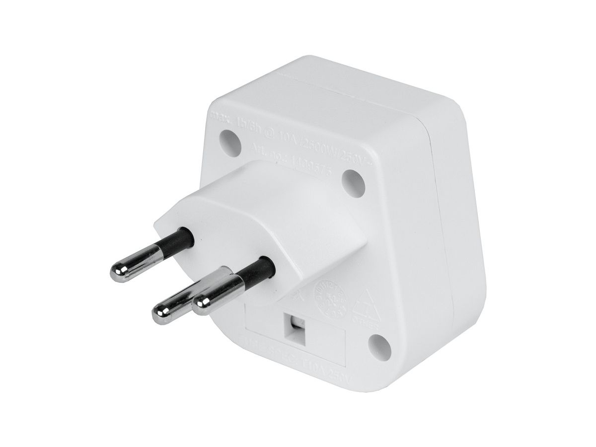 STEFFEN Reiseadapter CH-UK 1409575 weiss (7611007084530)