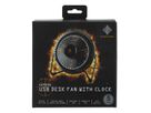DELTACO USB LED Table Fan watch GAM-054 Black (7333048037459)