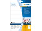 HERMA Etiketten Ablösbar 63,5x46,6mm 4203 weiss, non-perm. 450 St./25Bl. (4008705042031)