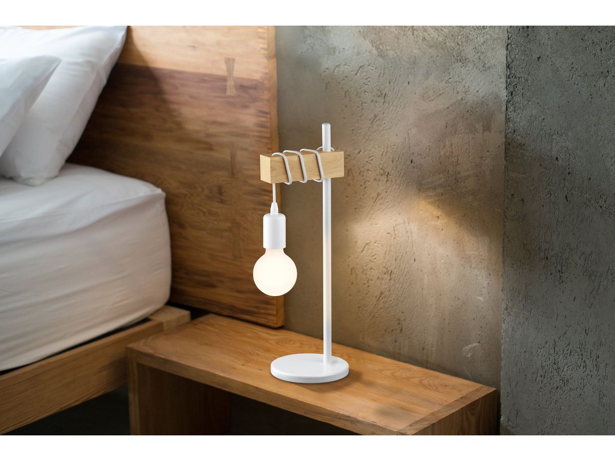 EGLO Lampada da tavolo TOWNSHEND 33163 bianco (9002759331634)