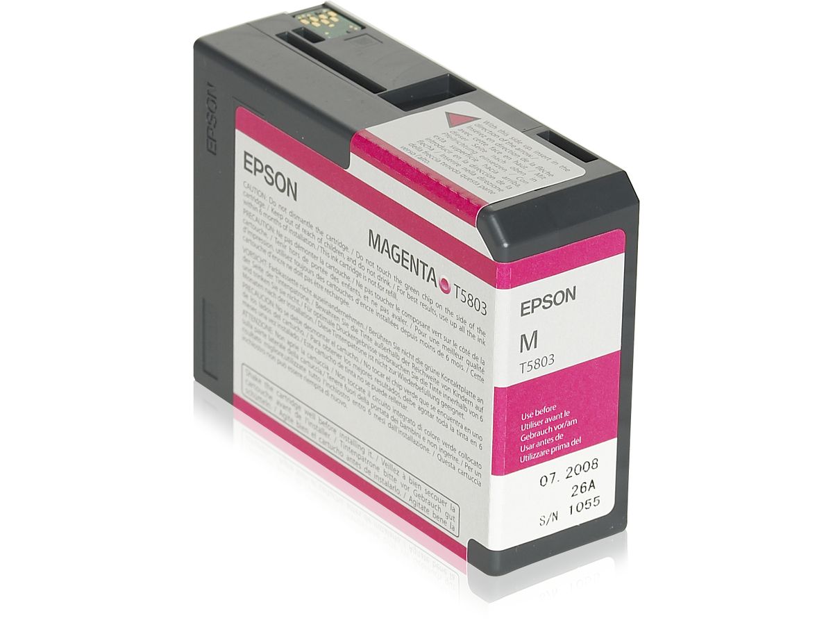 EPSON Cart. d'encre magenta T580300 Stylus Pro 3800 80ml (0010343858794)