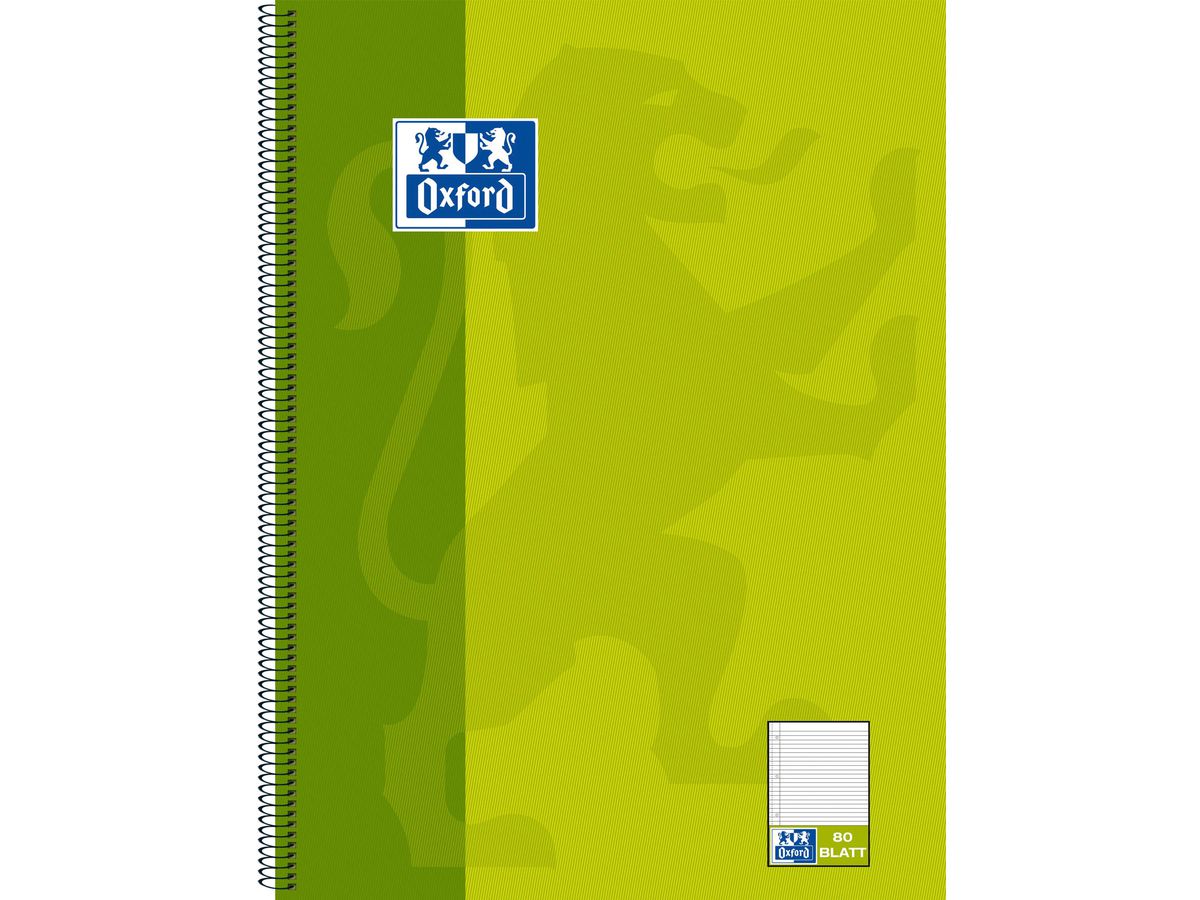 OXFORD Collegeblock A4+ 100050357 rigato, 90g 80 fogli (4006144582026)