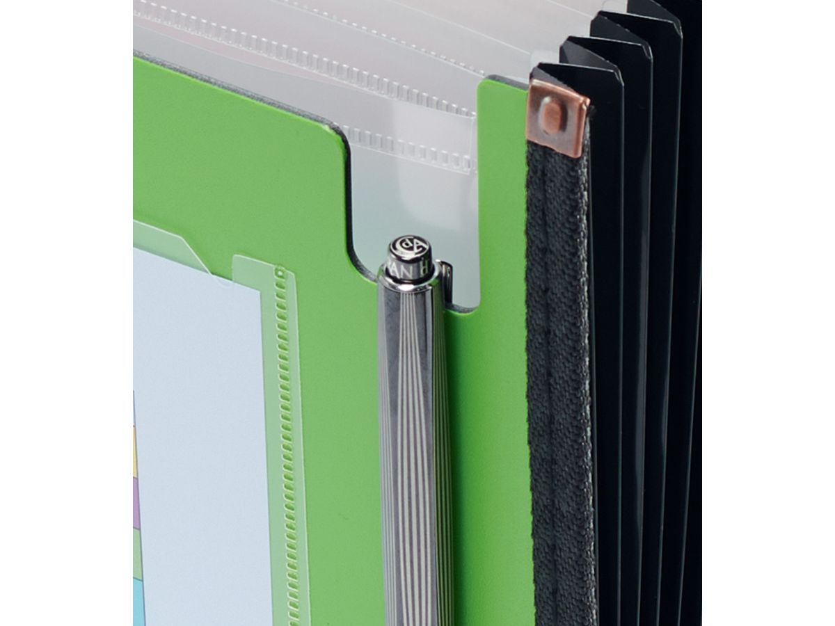 KOLMA Fächermappe Daily A4 11.032.01 grün 12 Fächer (7611967113196)