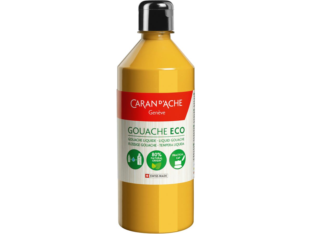CARAN D'ACHE Colore opaco Gouache Eco 500ml 2370.035 ocra liquido (7630002334600)
