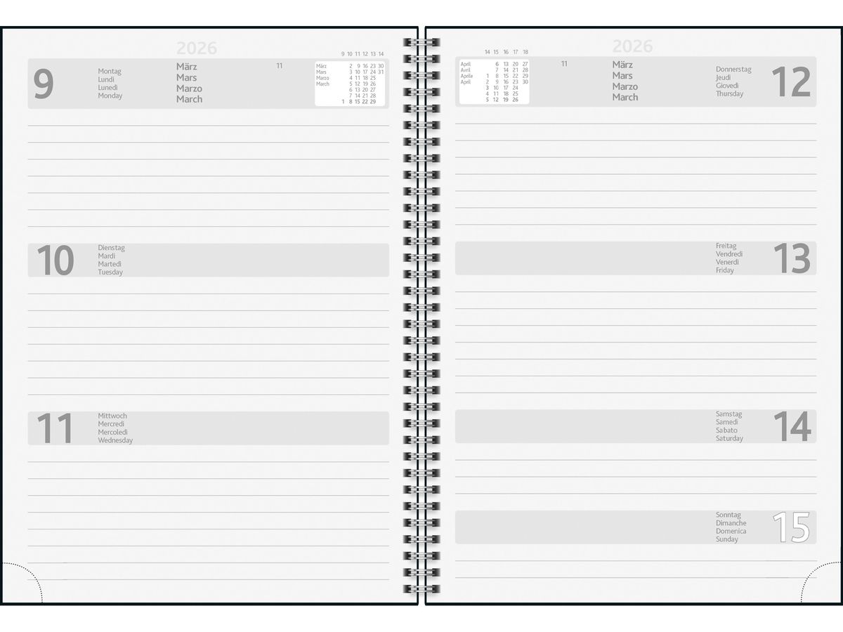 SIMPLEX Simply red 2026 40122.26 1W/2S rot ML 14.8x20.8cm (7611468040731)