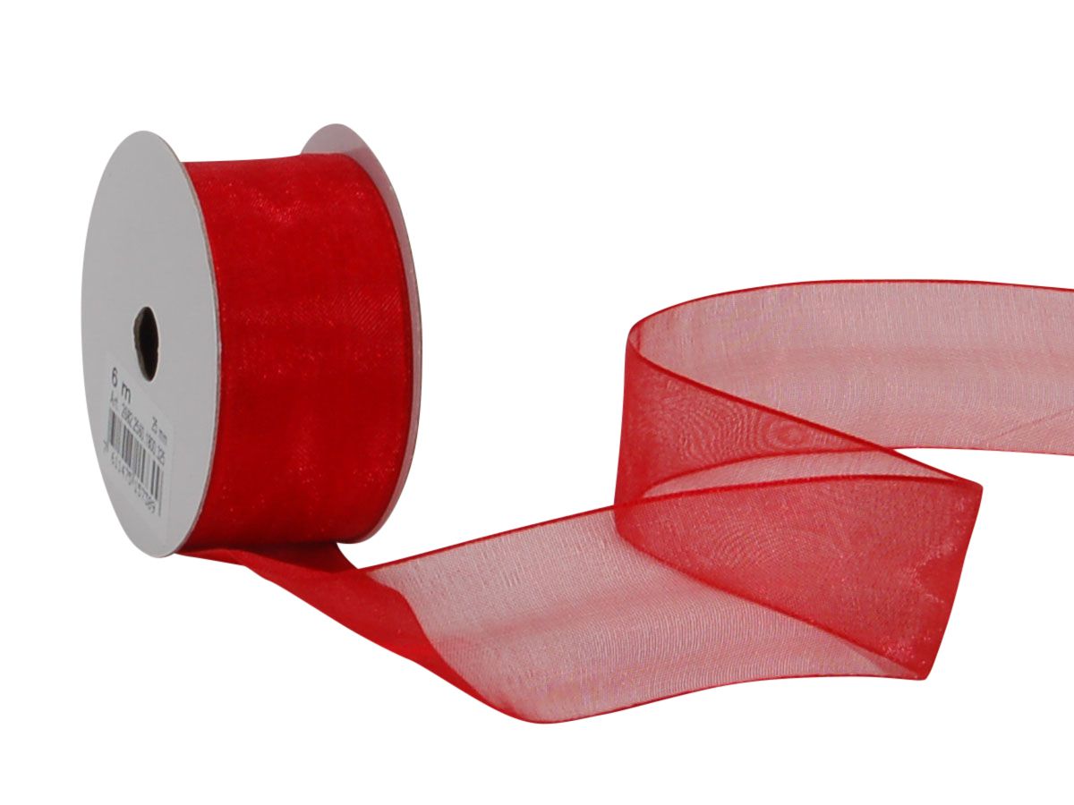 SPYK Bande Cubino Organsa 2682.2560 25mmx6m rouge (7611475157309)