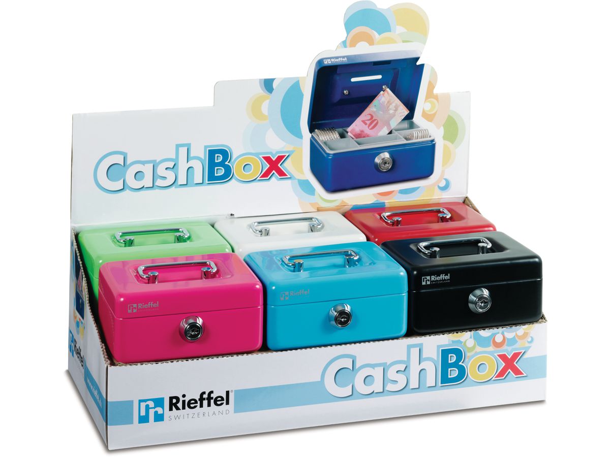 RIEFFEL SWITZERLAND Cassetta soldi KIKA KIKA STV/12 12,5x9,5x6cm colori ass. (7640115313829)