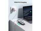 UGREEN USB-C Hub 9in1 HDMI ,VGA,RJ45 40873 SD TF,3xUSB-A,USB-C PD,silver (6957303848737)
