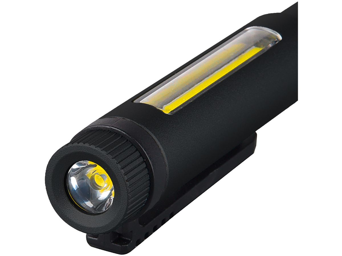 STEFFEN Handleuchte LED Worklight 65 00164 schwarz, Akku, 1W (7611007179281)