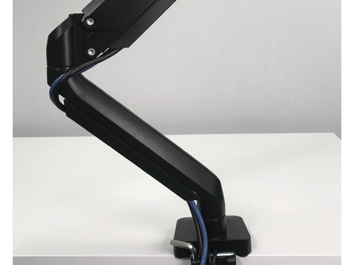 FELLOWES Support de moniteur Platinum 8042501 dual, noir, 2xUSB (0043859716968)