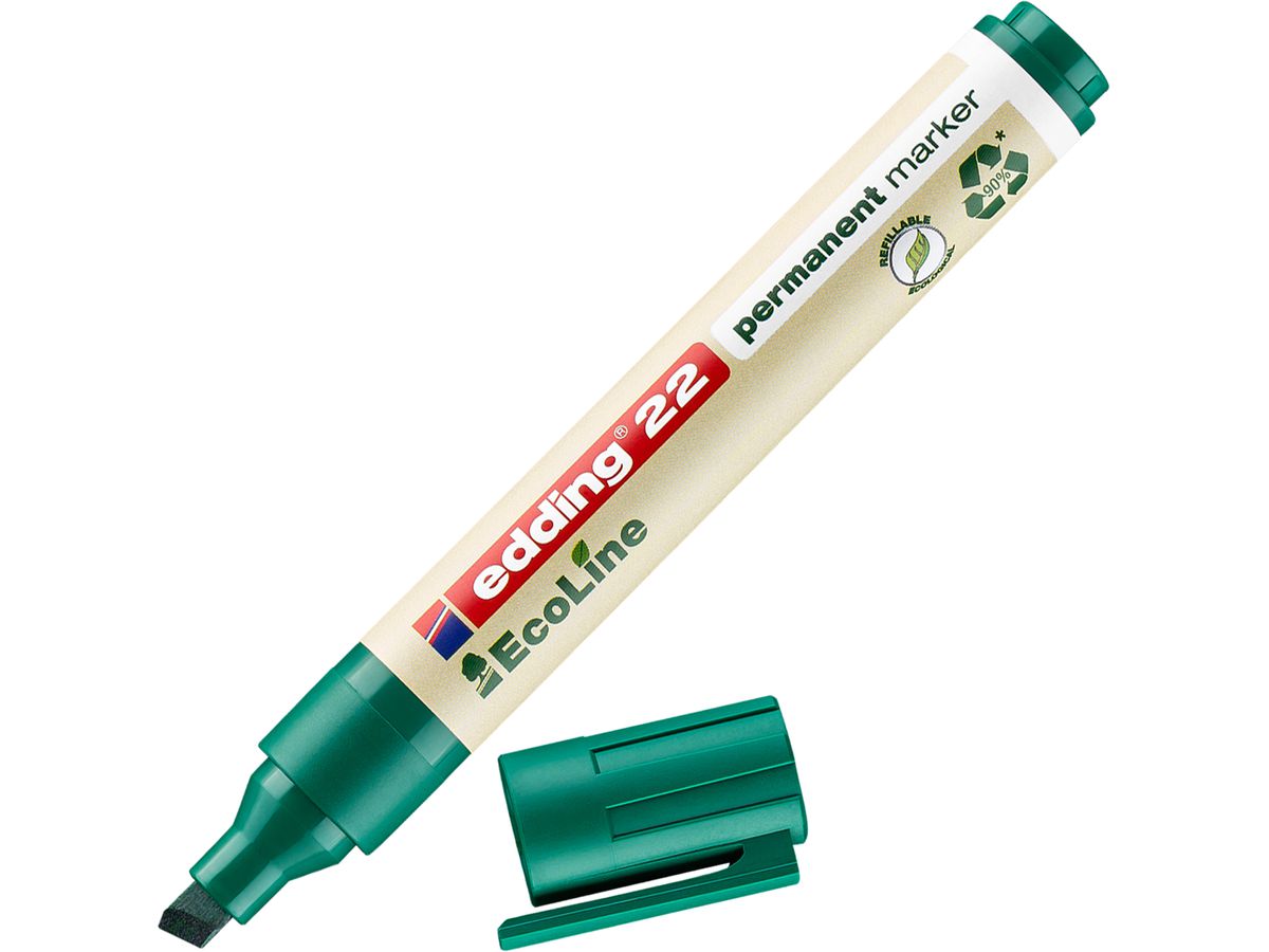 EDDING Permanent Marker 22 1.0-5.0mm 22-4 grün (4004764918058)