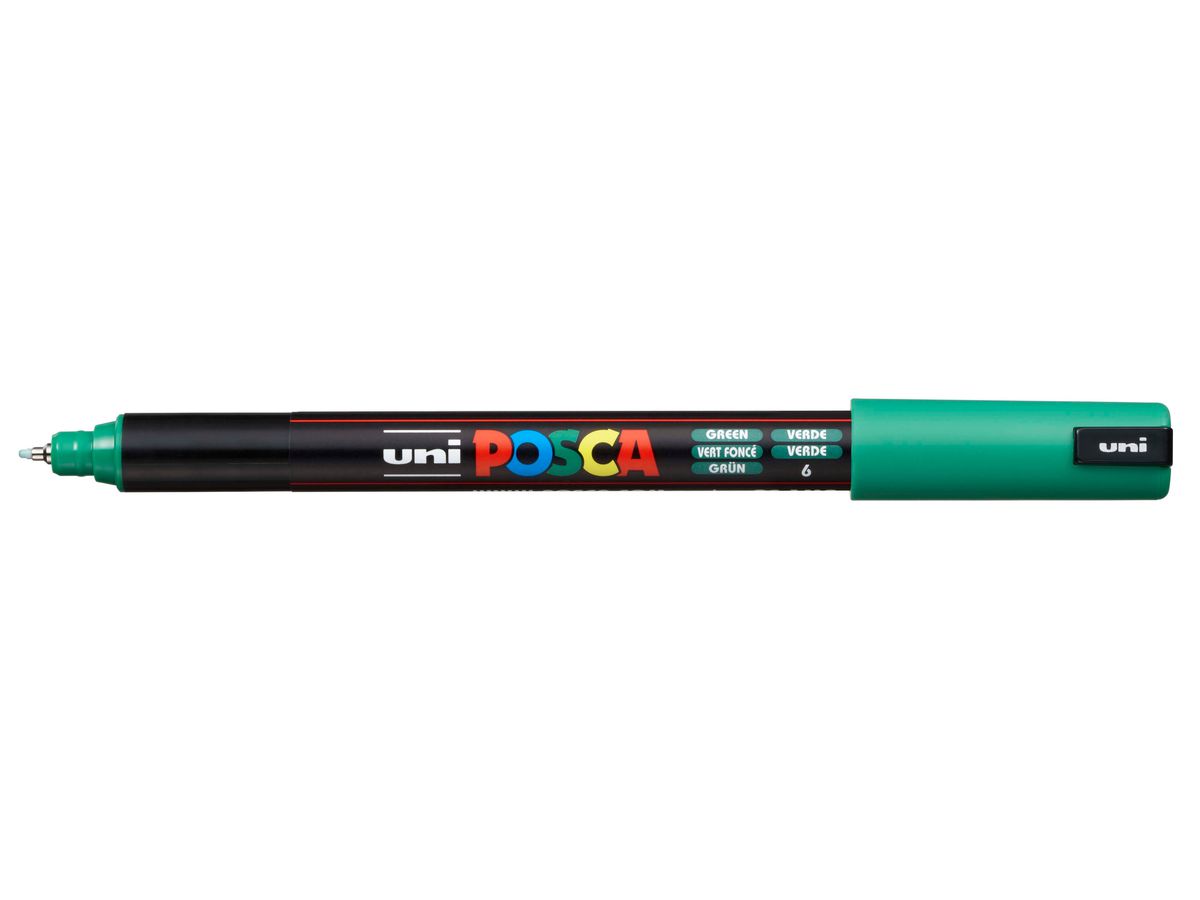 POSCA Fineliner 0.7mm PC-1MR GREEN grün (4902778089811)