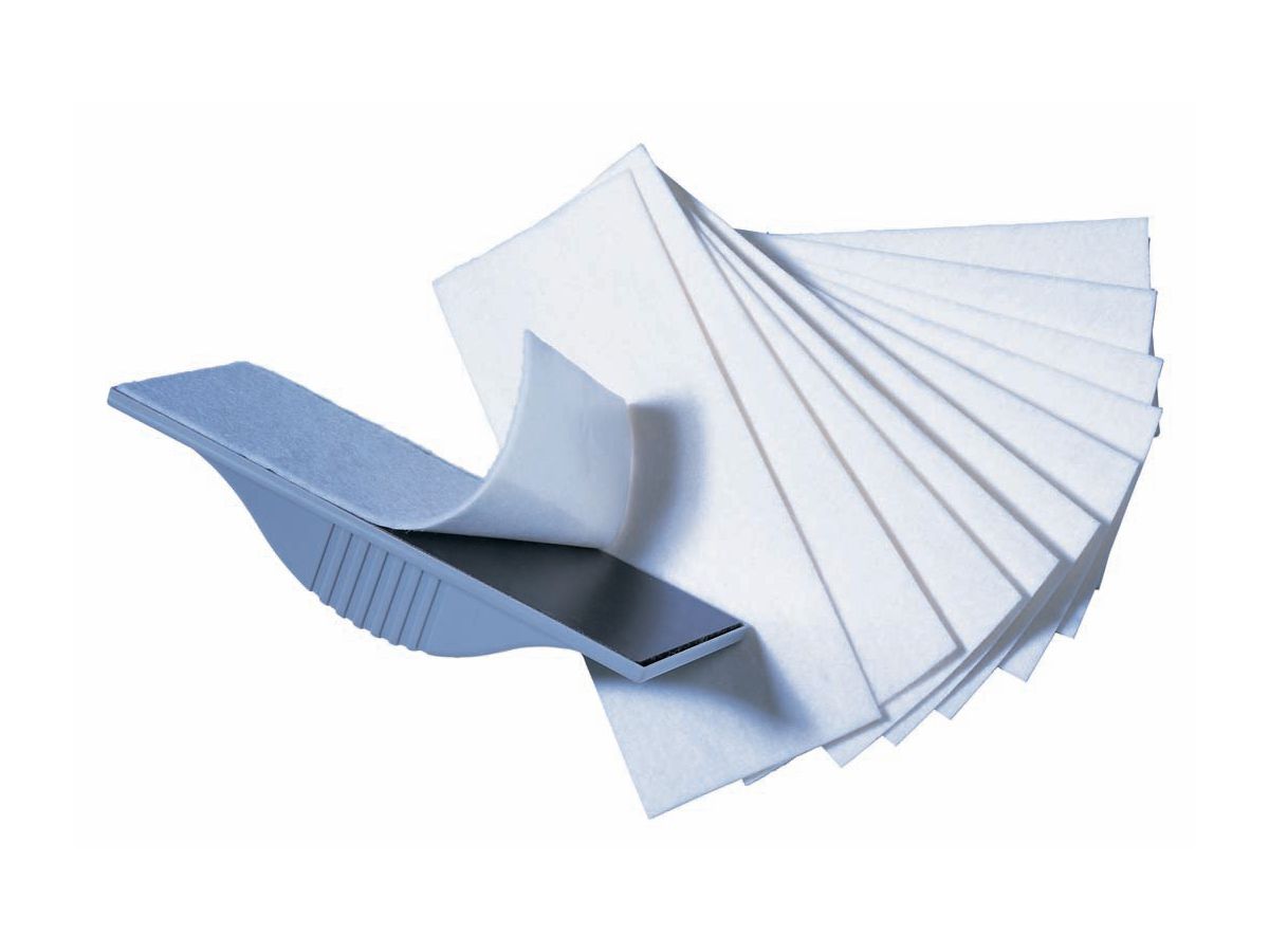 FRANKEN Feutrines brosses Z1926 pour tableau 15x6cm, blanc (4016946181235)